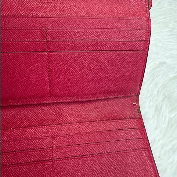 COACH RED Wallet - Picture 8 of 13